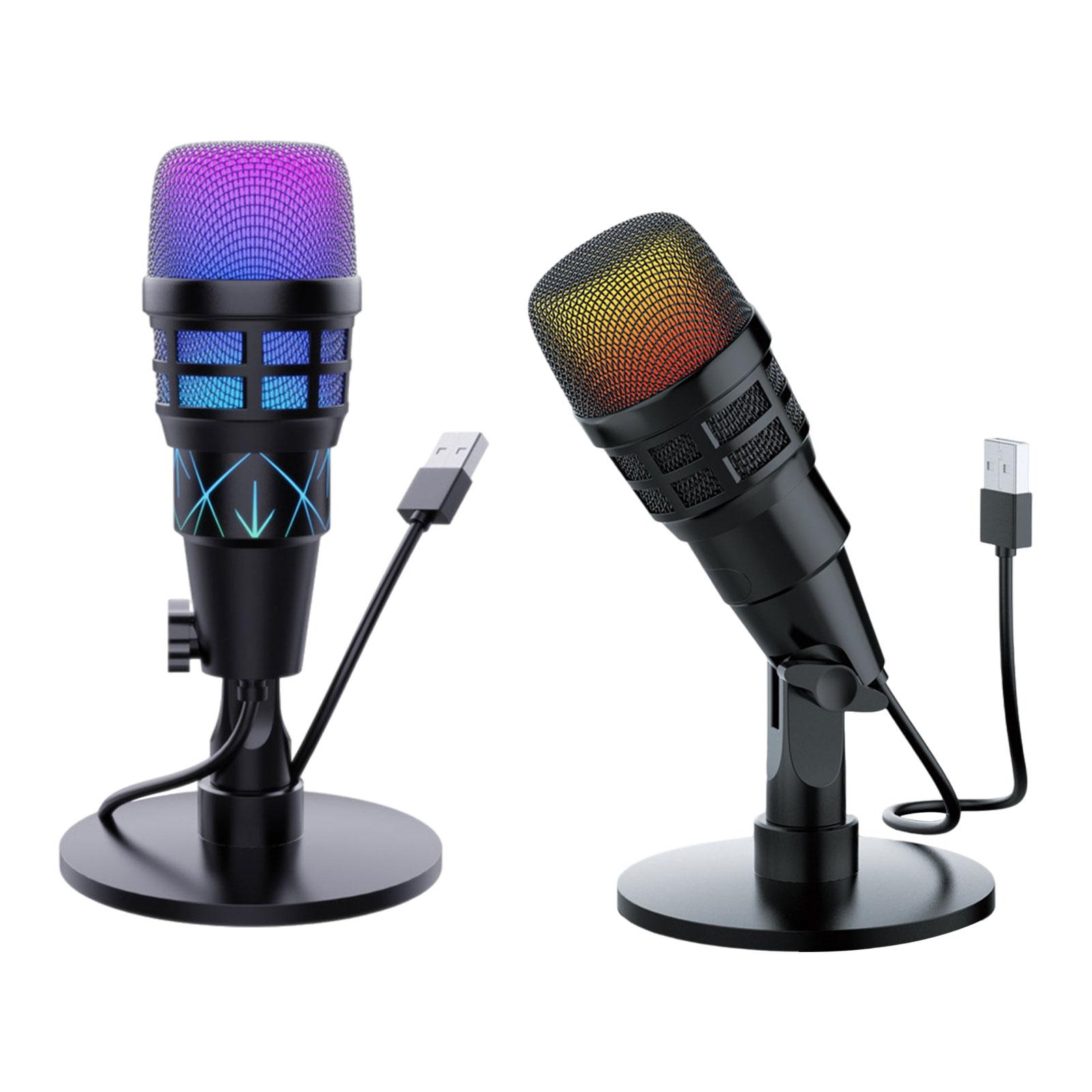 Streaming Mic Condenser - Конденсаторный игровой микрофон RGB USB для