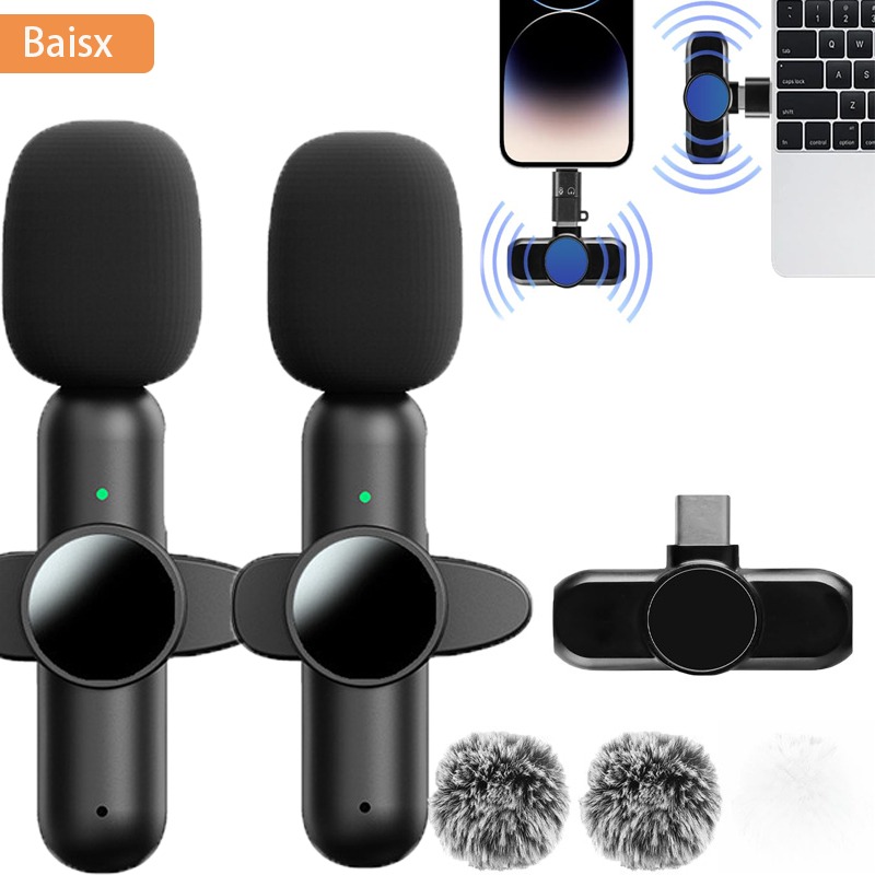 Streaming Mic Condenser - Беспроводной петличный микрофон для iPhone и