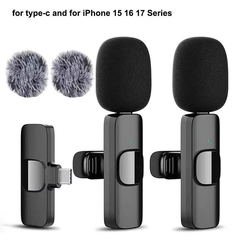 Streaming Mic Condenser - Беспроводной петличный микрофон для iPhone и