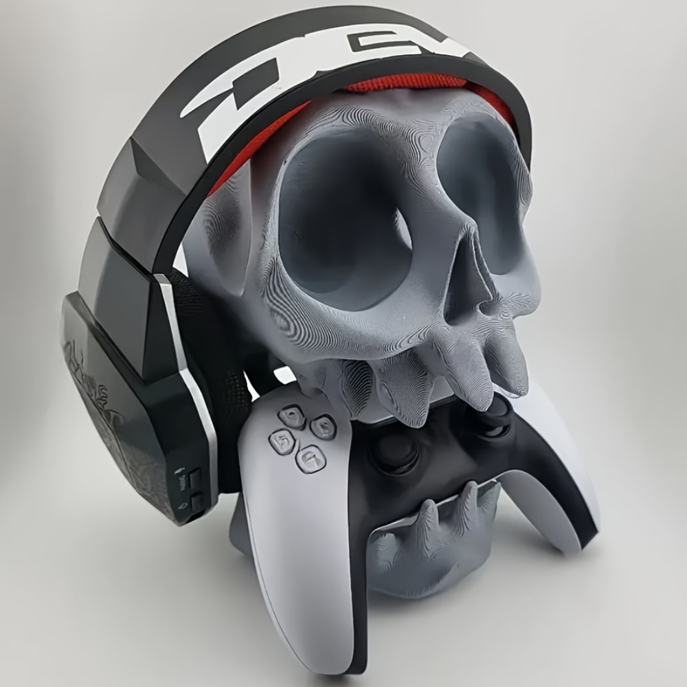 Esports Gaming Headphones - Подставка для контроллера в форме черепа,