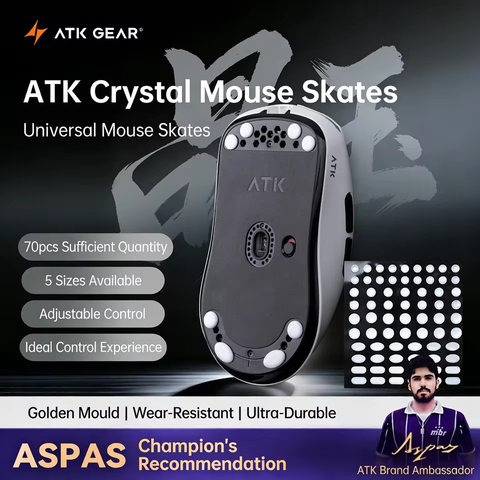 Esports Gaming Pcs - Накладки для мыши ATK Crystal Jade,