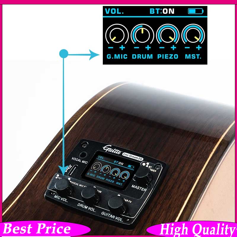 Streaming Mic Condenser - Система звукоснимателей для акустической гитары Guitto