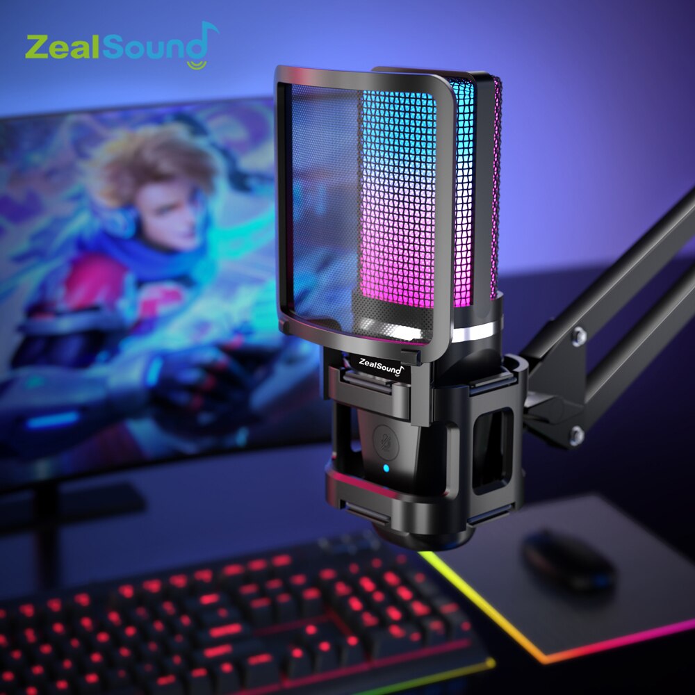 Записывающий микрофон Zealsoun – обзор и цена Streaming Mic Condenser