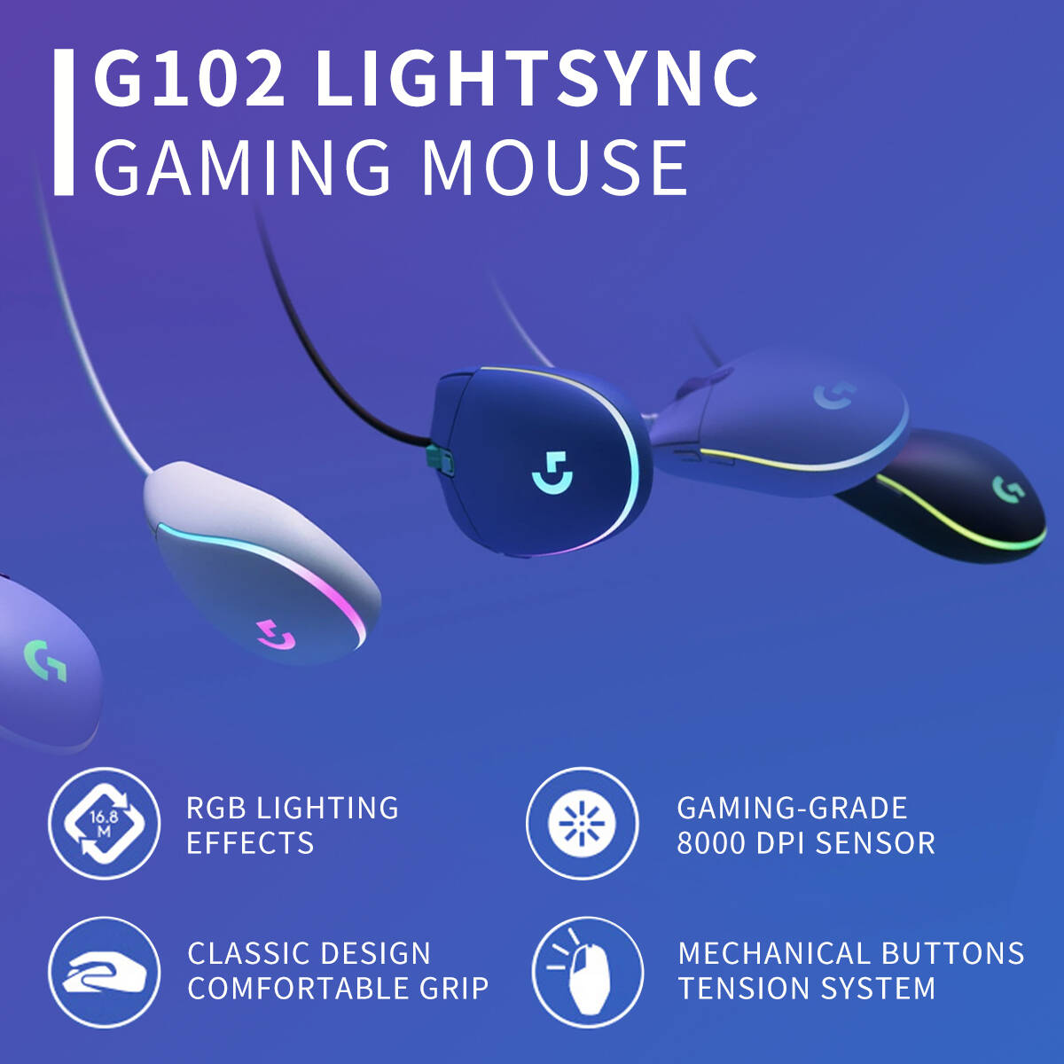 Игровая мышь Logitech G102 про – обзор и цена Esports Gaming Tournaments